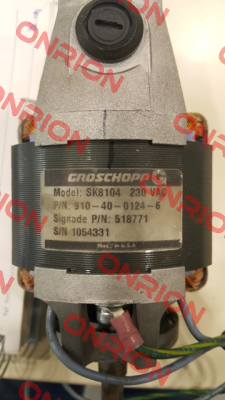 Model: SK8104 230VAC P/N: 910-40-0124-6 (OEM FOR Signode)  Groschopp
