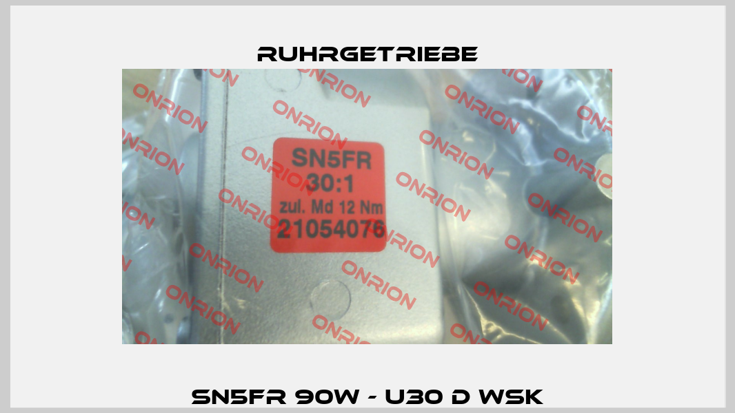 SN5FR 90W - U30 D WSK Ruhrgetriebe