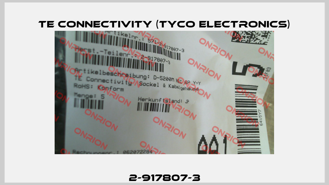 2-917807-3 TE Connectivity (Tyco Electronics)