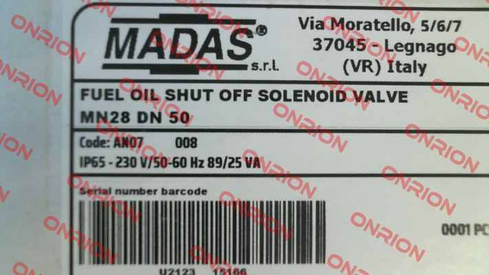 MN28 DN 50 (AN07 008) Madas