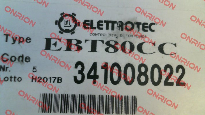 EBT80CC Elettrotec