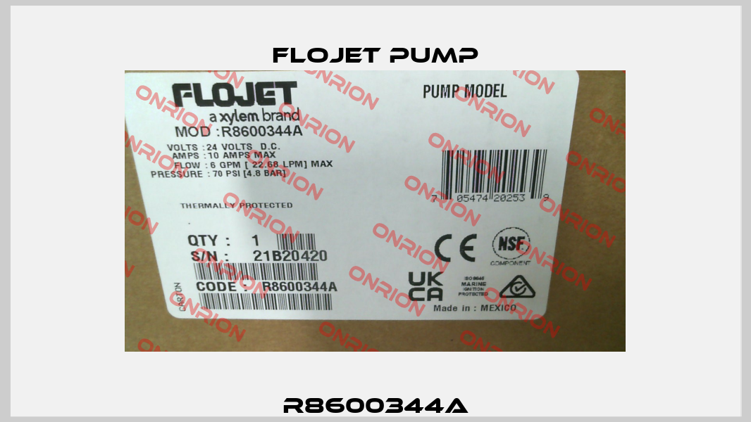 R8600344A Flojet Pump