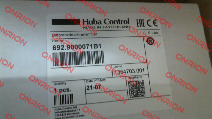 692.9000071B1 Huba Control