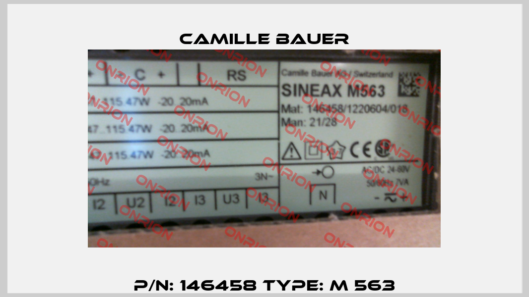 P/N: 146458 Type: M 563 Camille Bauer