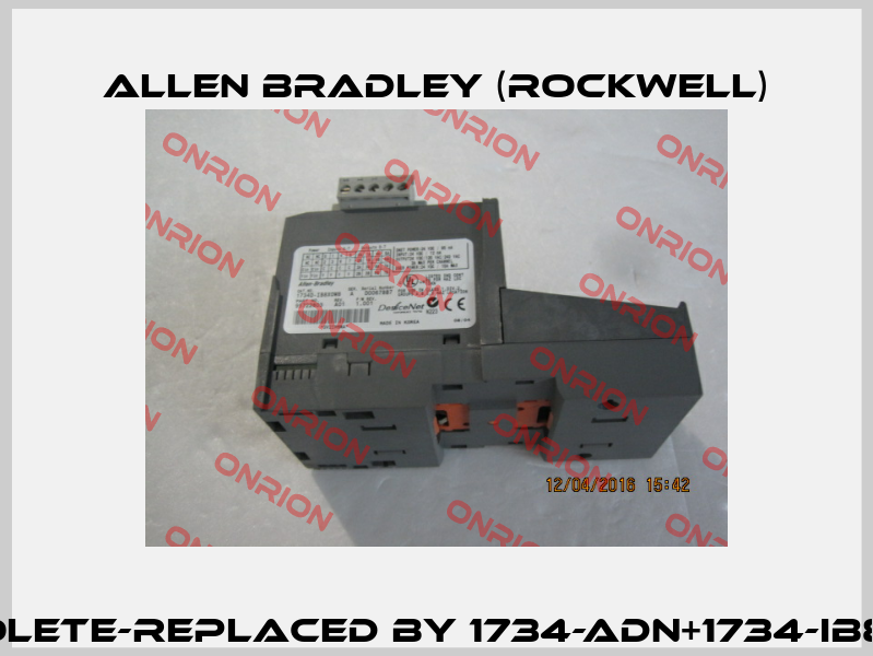 1734DIB8XOW8 -obsolete-replaced by 1734-ADN+1734-IB8+2 pcs of 1734-OW4  Allen Bradley (Rockwell)