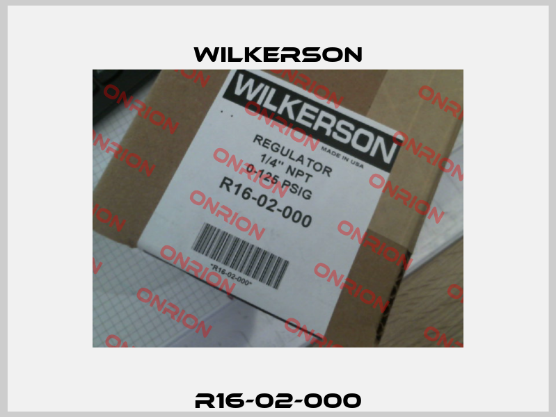 R16-02-000 Wilkerson