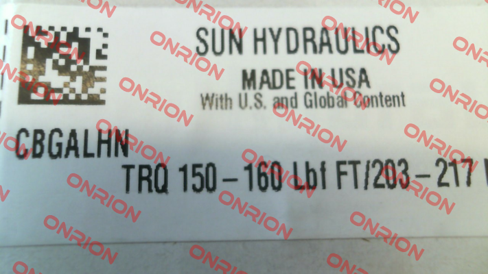 CBGALHN Sun Hydraulics