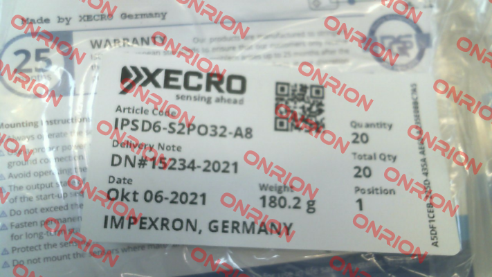 IPSD6-S2PO32-A8 Xecro