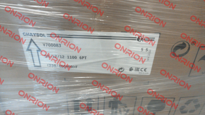 P/N: V700083, (DA 12/12 1.100 W 6 PT 230/400 V IP 20) Chaysol