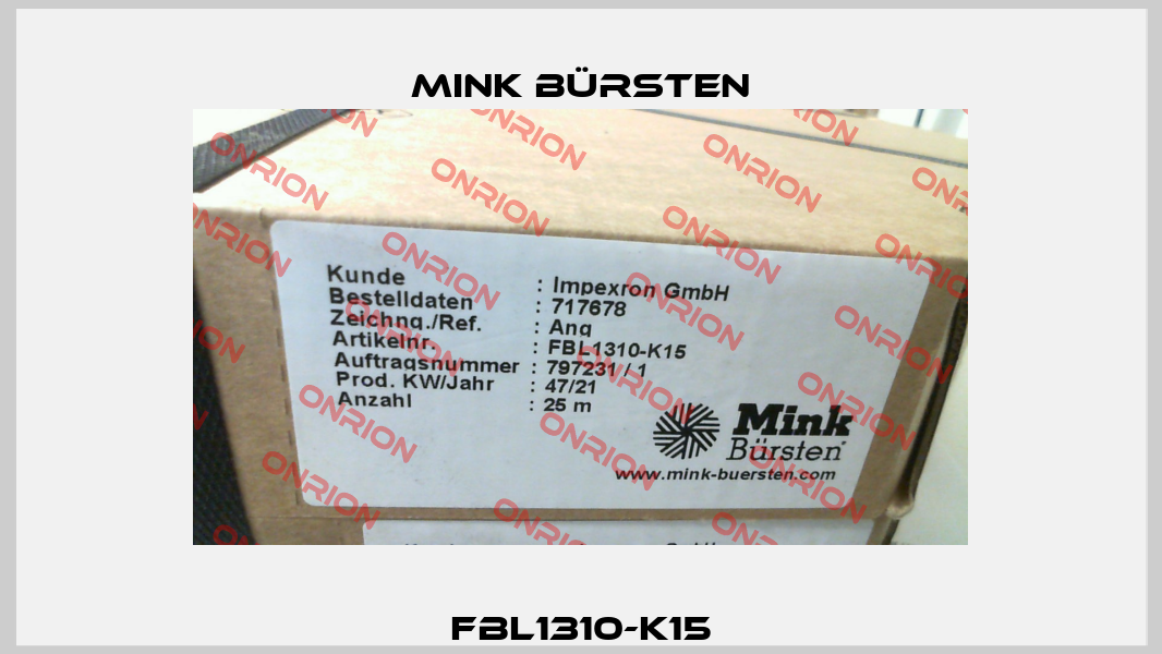 FBL1310-K15 Mink Bürsten
