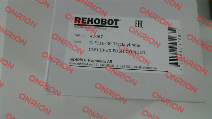 p/n: 47067, Type: CLF110-30 Rehobot