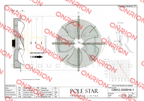 GMA3-350BH4-1 Pole Star