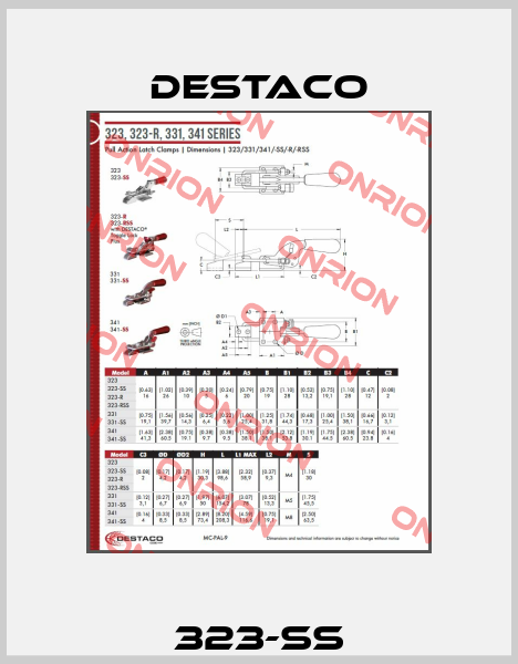 323-SS Destaco
