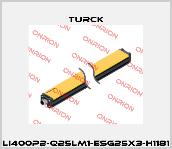 LI400P2-Q25LM1-ESG25X3-H1181 Turck