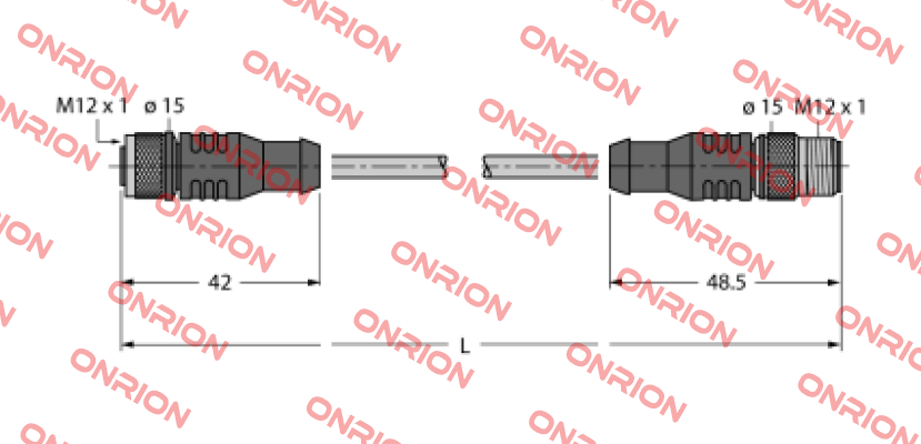 p/n: 8035246, Type: RK4.5T-50-RS4.5T/S2500 Turck