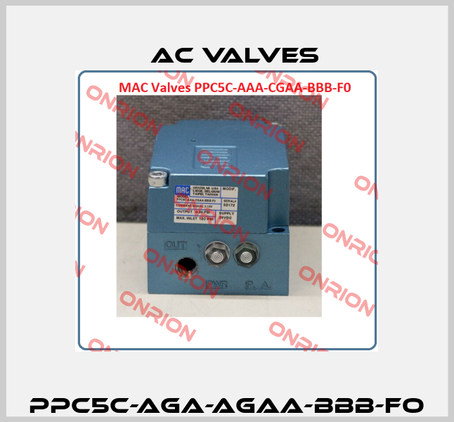 PPC5C-AGA-AGAA-BBB-FO МAC Valves