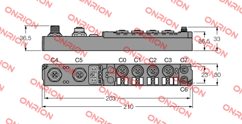 p/n: 6824432, Type: SDPB-0404D-1005 Turck