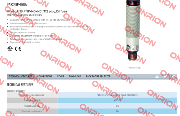 FAR2/BP-0EDA Micro Detectors / Diell