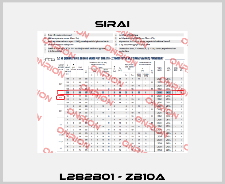 L282B01 - ZB10A Sirai