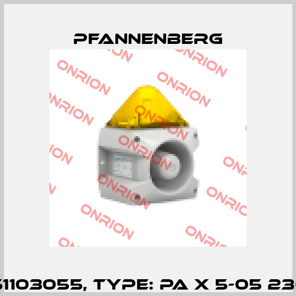 Art.No. 23351103055, Type: PA X 5-05 230 AC GE 7035 Pfannenberg