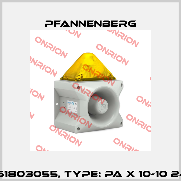Art.No. 23361803055, Type: PA X 10-10 24 DC GE 7035 Pfannenberg