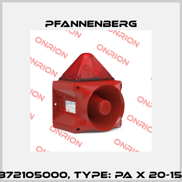 Art.No. 23372105000, Type: PA X 20-15 230 AC RO Pfannenberg
