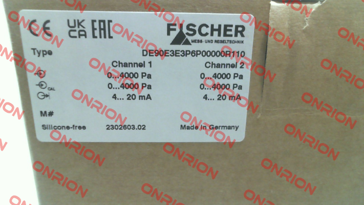 DE90E3E3P6P00000R112 Fischer Mess Regeltechnik