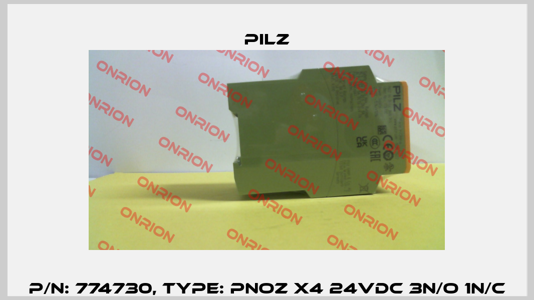 p/n: 774730, Type: PNOZ X4 24VDC 3n/o 1n/c Pilz