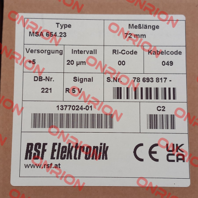 MSA654.23 Rsf Elektronik