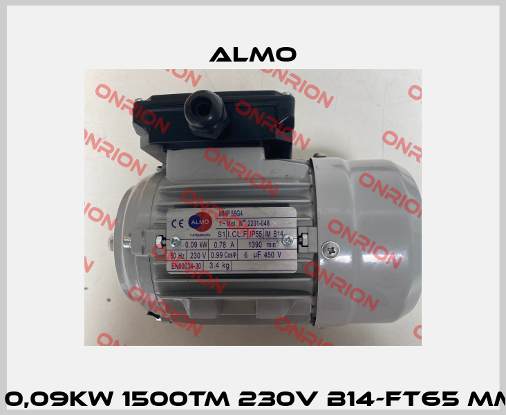 MOT.56 0,09KW 1500TM 230V B14-FT65 MMP56G4 Almo