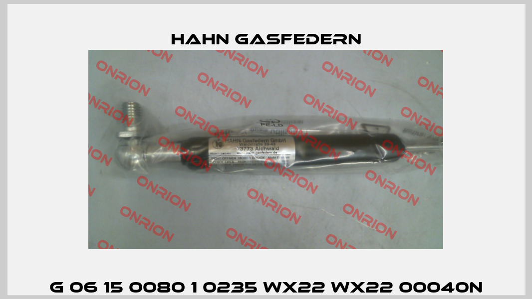 G 06 15 0080 1 0235 WX22 WX22 00040N Hahn Gasfedern