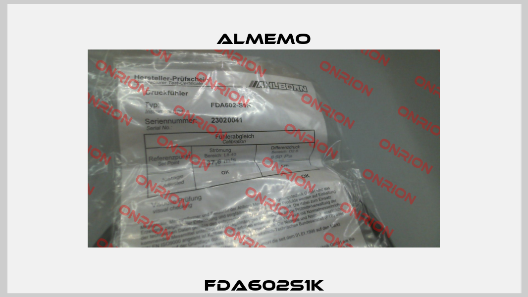 FDA602S1K ALMEMO