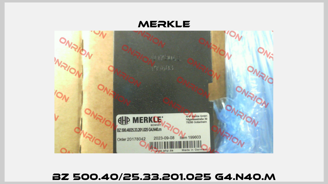 BZ 500.40/25.33.201.025 G4.N40.m Merkle