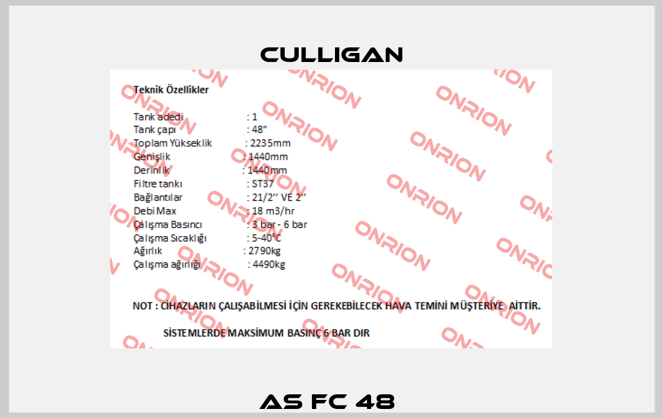 AS FC 48  Culligan