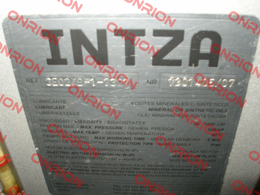 GE02/B-1-7321  Intza